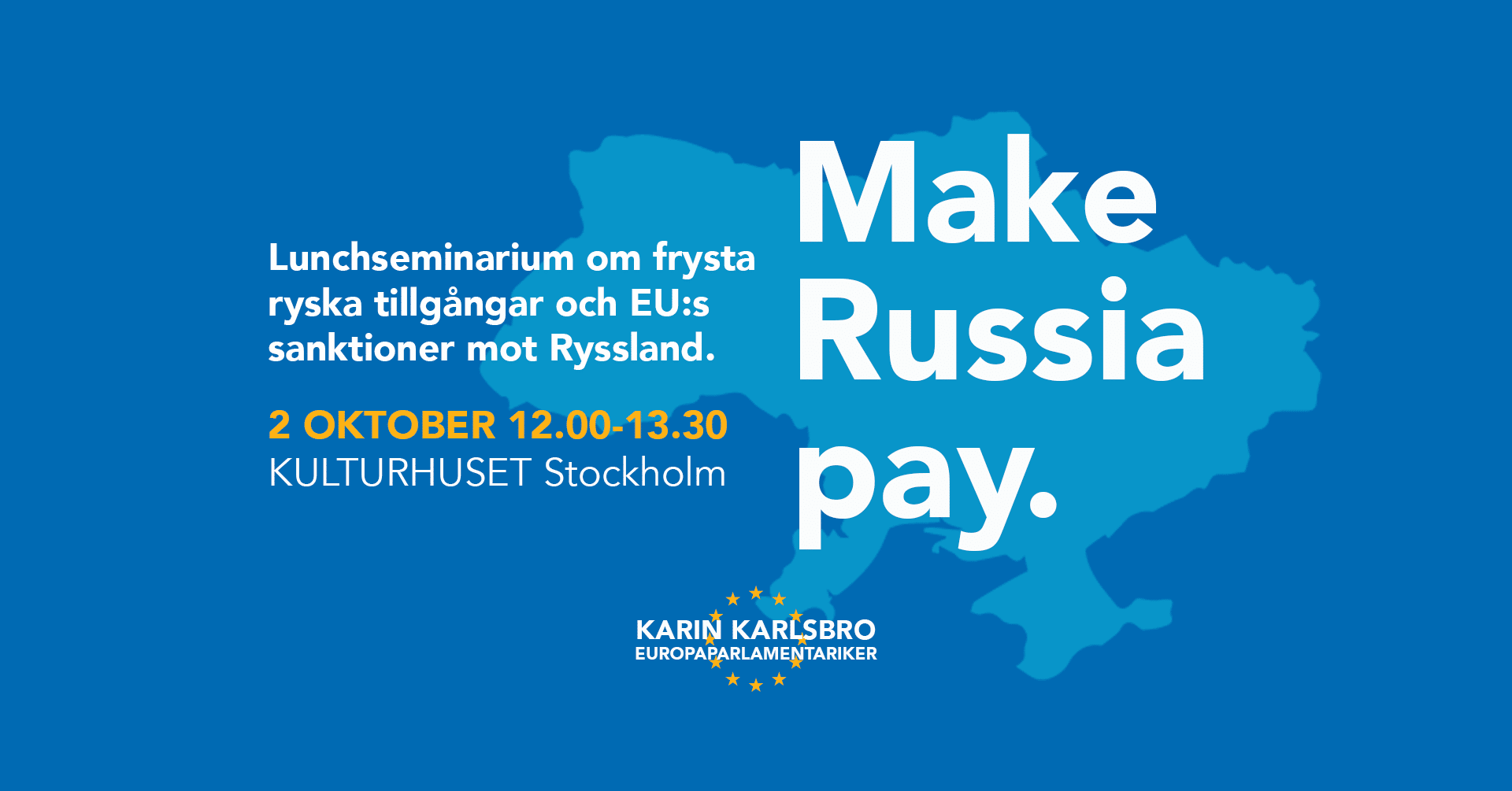 Make Russia pay – Lunchseminarium